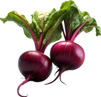 AI generated beets on transparent background png