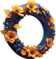 AI generated a wreath for celebrity and celebration png