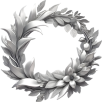 AI generated a wreath for celebrity and celebration png