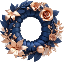 AI generated celebration wreath for happy event png