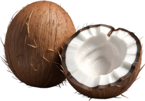 AI generated coconut fruit  png