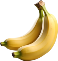 AI generated two banana clipart png