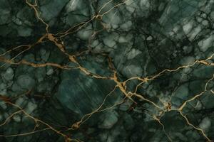 AI generated Italian green marble texture. Neural network AI generated photo