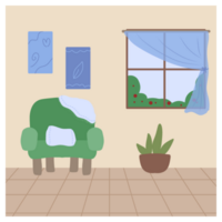 Warm Living Room png