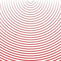 modern simple abstract seamlees red color half circle wavy pattern art vector