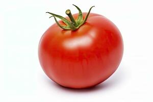 AI generated Tomato isolated on white background. AI Generated photo