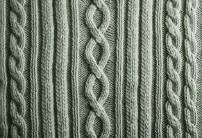 AI generated Knitted sweater texture, background with copy space. AI Generated photo