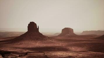 Panorama with famous Monument Valley from Arizona video