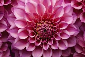 AI generated Dahlia flower background.  AI Generated. photo