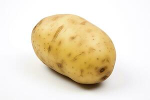 AI generated Potato isolated on white background. AI Generated photo