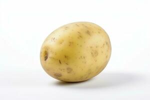 AI generated Potato isolated on white background. AI Generated photo