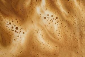 AI generated Coffee foam texture. AI Generated photo