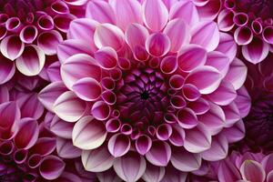 AI generated Dahlia flower background.  AI Generated. photo