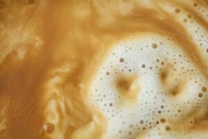 AI generated Coffee foam texture. AI Generated photo