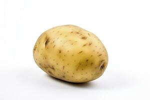 AI generated Potato isolated on white background. AI Generated photo