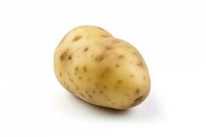 AI generated Potato isolated on white background. AI Generated photo