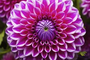 AI generated Dahlia flower background.  AI Generated. photo