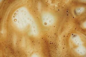 AI generated Coffee foam texture. AI Generated photo