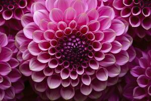 AI generated Dahlia flower background.  AI Generated. photo