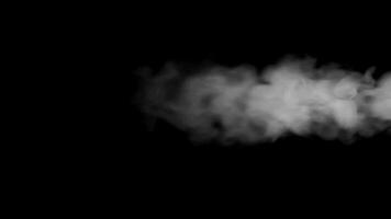 Smoke effect with black screen video