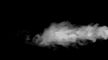 Smoke effect with black screen video