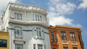 turkey istanbul 23 july 2023. Colourful houses in Balat, Istanbul video