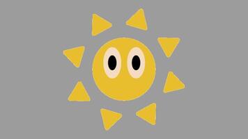 2d animated sun video