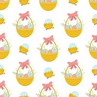 Easter simple pattern 20 vector