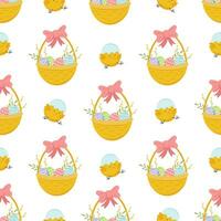 Easter simple pattern 20 vector