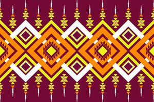 Geometric seamless ethnic pattern. Geometric ethnic pattern can be used in fabric design for clothes, decorative paper, wrapping, textile, embroidery, illustration, vector, carpet vector