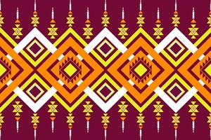 Geometric seamless ethnic pattern. Geometric ethnic pattern can be used in fabric design for clothes, decorative paper, wrapping, textile, embroidery, illustration, vector, carpet vector