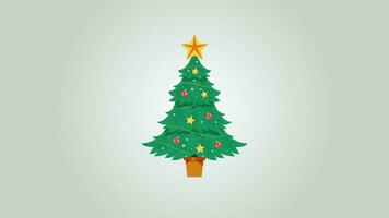 Christmas Tree Animation for you video christmas