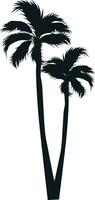 Palm tree graphic design element vector