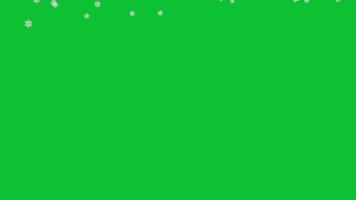 Christmas Snowfall Animation 4k Green Screen Video Free Download