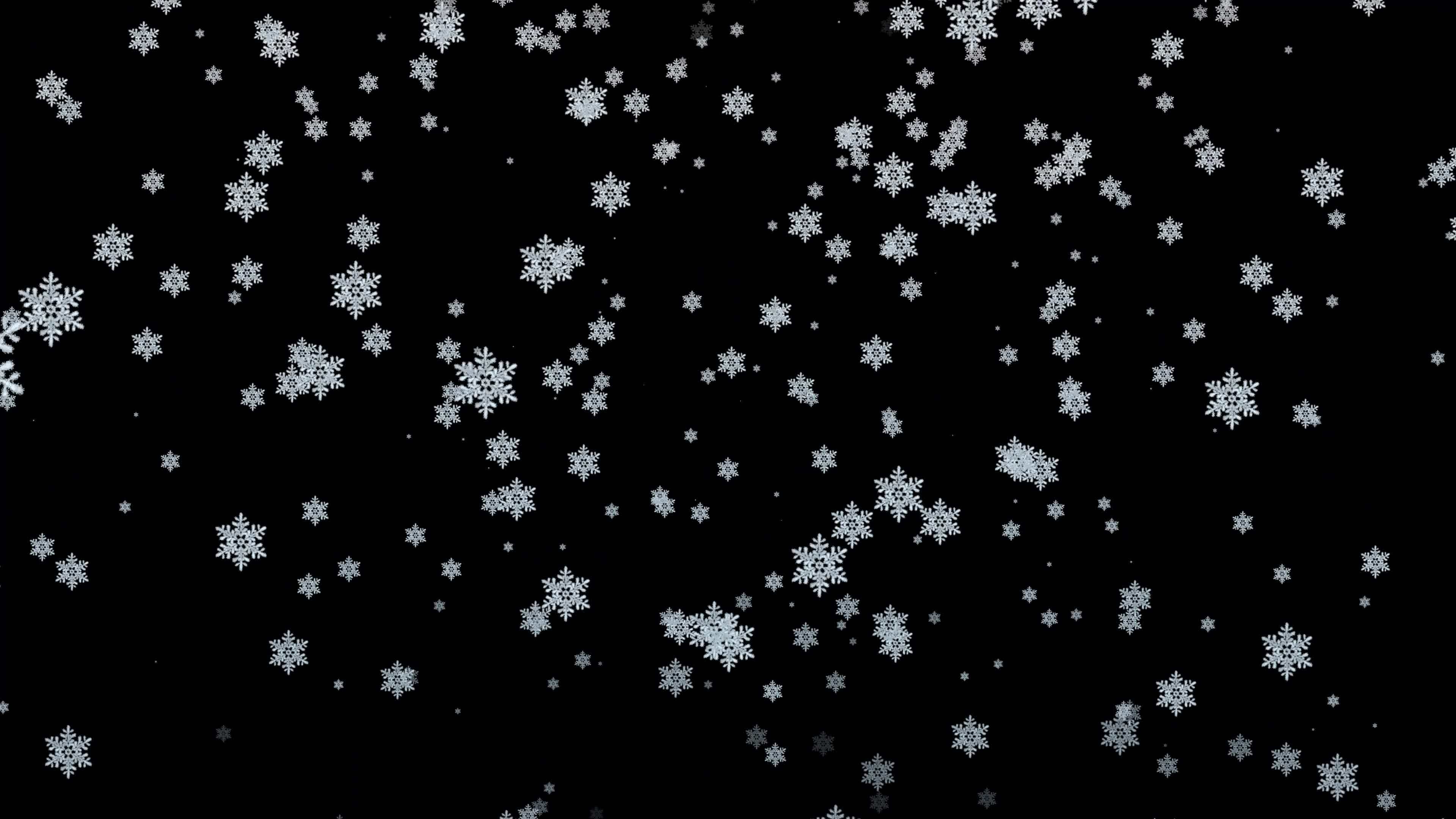 Christmas Snowfall Loop Able Animation 4k Overlay Video Free Download