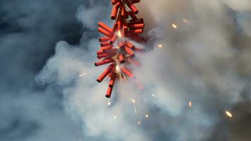 AI generated chinese firecracker ai photo