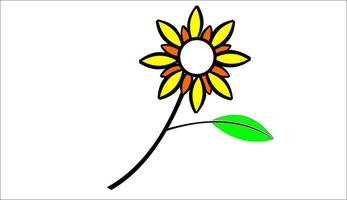 an icon depicting a flower vector