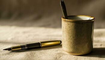 AI generated Detailing Everyday Objects in Minimalistic Solitude photo