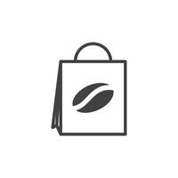 coffee bag icon. sign for mobile concept and web design. outline vector icon. symbol, logo illustration. vector graphics.