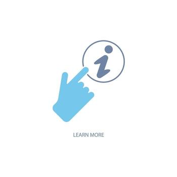elearn more concept line icon. Simple element illustration. learn more concept outline symbol design. vector