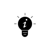 hint concept line icon. Simple element illustration. hint concept outline symbol design. vector