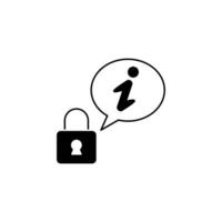 confidential concept line icon. Simple element illustration. confidential concept outline symbol design. vector