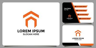 building design logos and branding cards vector