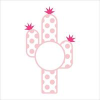 Stylish , fashionable  and awesome Cactus Love art and illustrator vector