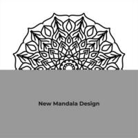 New Floral Mandala vector