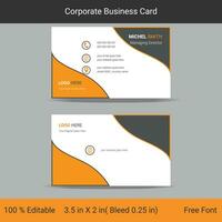 Corporate Modern Business Card vector