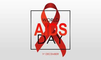 World aids awareness day concept vector