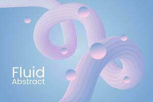 Vector 3d fluid and lequid Abstract Wave blobs shapes theme sale banner gradient landing page background