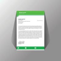 Minimal Company Latter head Design Template. vector