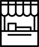 shop stand store icon vector